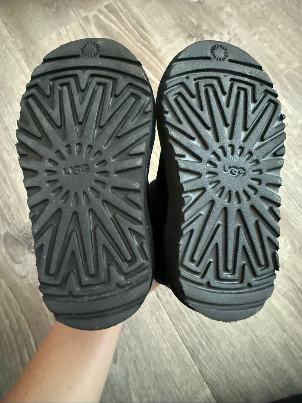 UGG Kids Black Joanna Boots - Picture 3 of 4